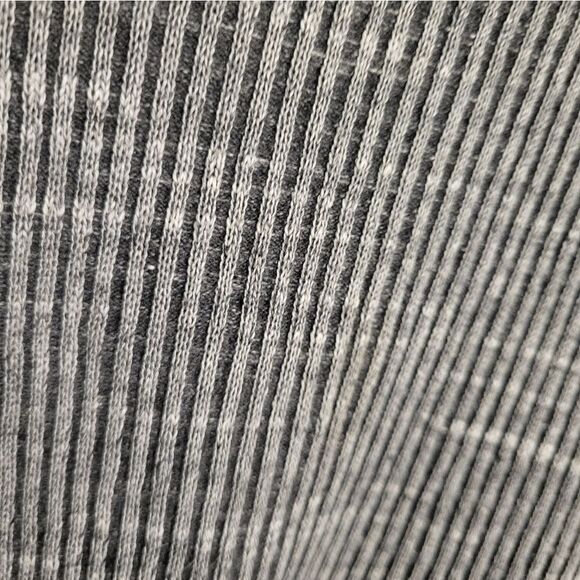 Calibrate Gray Knit Ribbed Mens Cowl Neck 100% Cotton Sweater, Size XXL - Picture 6 of 8